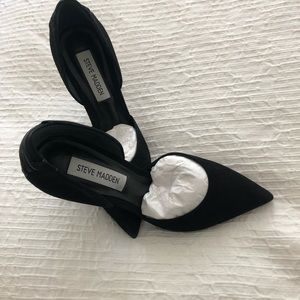 Steve Madden Black Suede High Heels